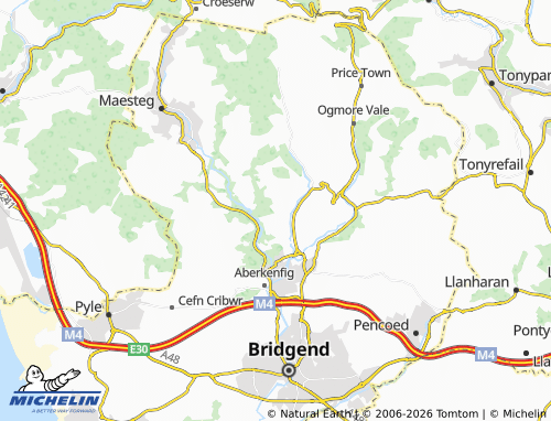 Mappa MICHELIN Bettws - ViaMichelin