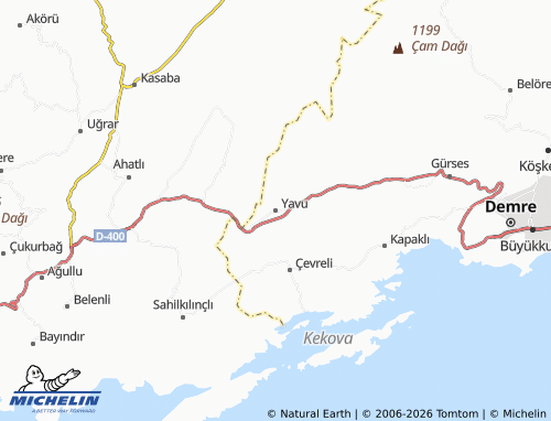 MICHELIN Yavu map - ViaMichelin