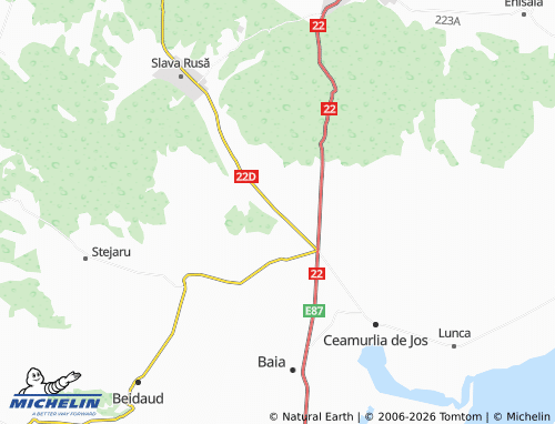 Carte MICHELIN Caugagia - ViaMichelin