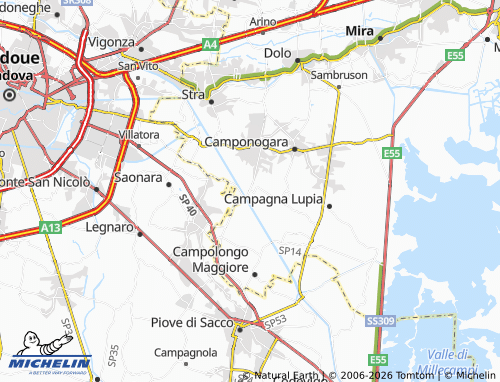Mapa MICHELIN Sandon - ViaMichelin