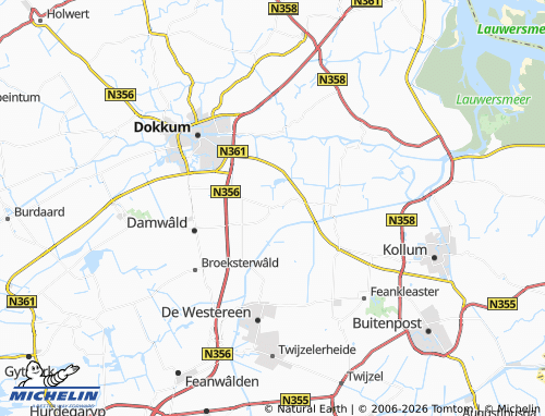 Mapa MICHELIN Driezum - ViaMichelin
