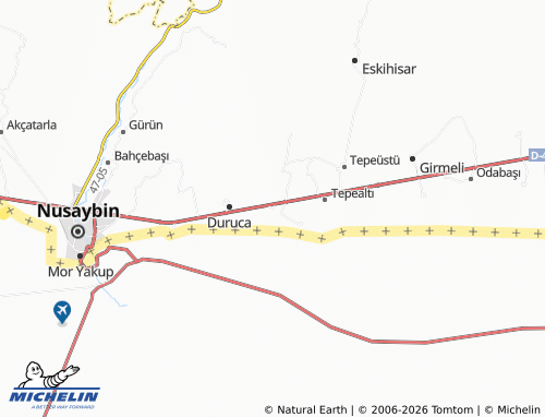 Mappa MICHELIN Yolbilen - ViaMichelin