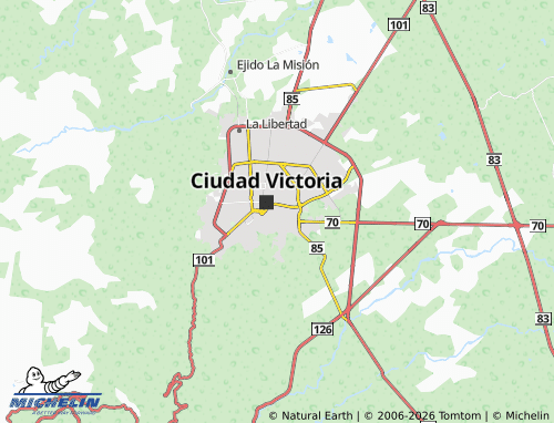 Mapa MICHELIN Guadalupe Mainero - ViaMichelin