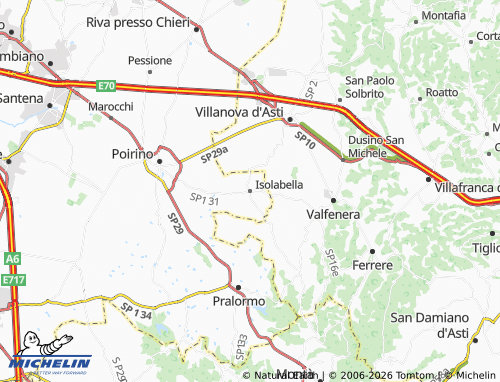 Mapa MICHELIN Isolabella - ViaMichelin