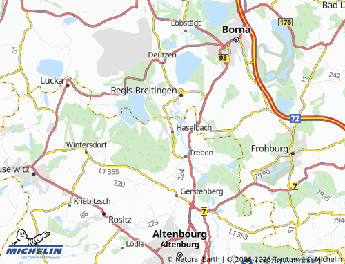 Mappa MICHELIN Haselbach - ViaMichelin