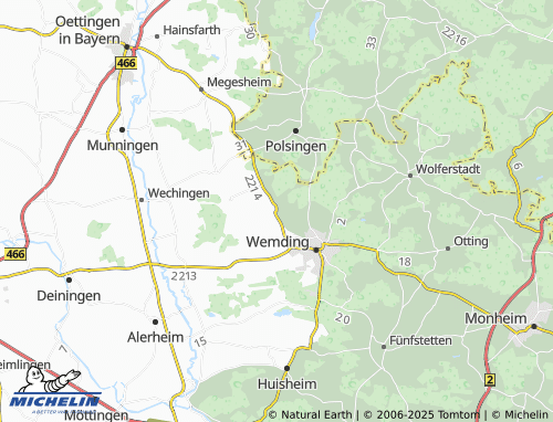 Mapa MICHELIN Amerbach - ViaMichelin