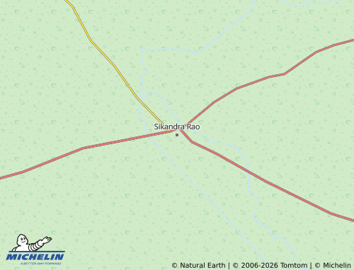MICHELIN Sikandra Rao map - ViaMichelin