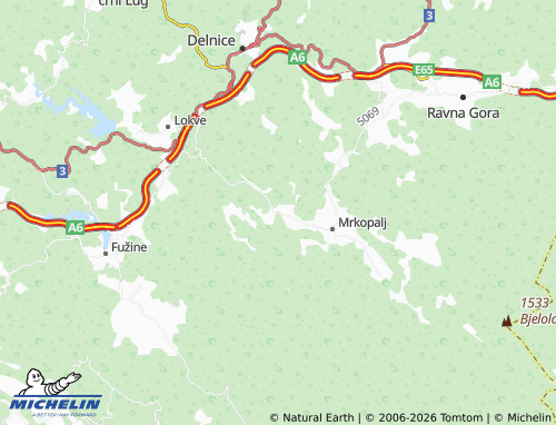 Mapa MICHELIN Sunger - ViaMichelin