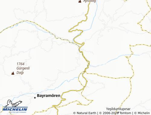 MICHELIN Koçlu map - ViaMichelin