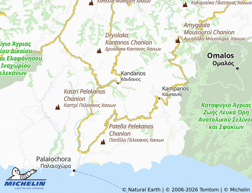 Mappa MICHELIN Vamvakades - ViaMichelin