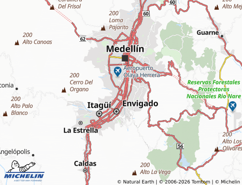 Carte MICHELIN Guayabal - ViaMichelin