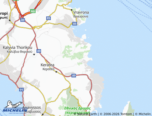 Mapa MICHELIN Dionysos - ViaMichelin