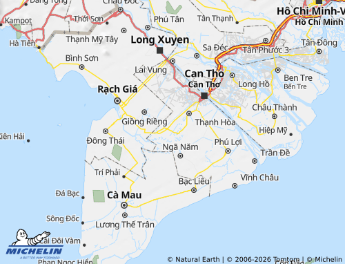 Mapa MICHELIN Vị Thủy - ViaMichelin