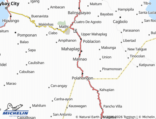 Mappa MICHELIN Mabuhay - ViaMichelin
