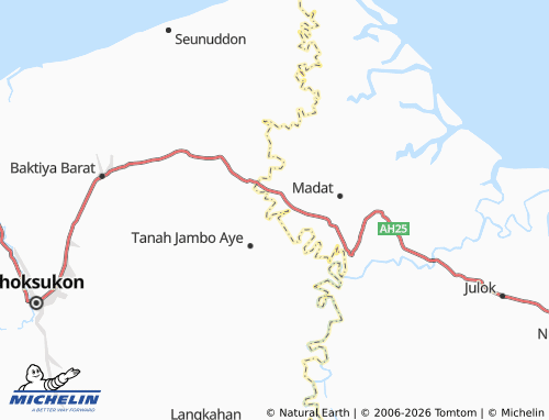 MICHELIN Desa Tanjung Ara map - ViaMichelin