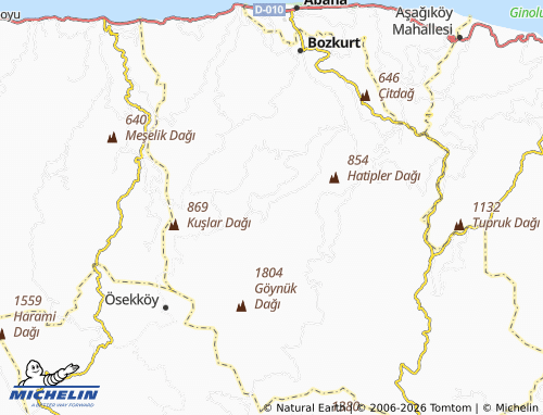 Mappa MICHELIN Işığan - ViaMichelin