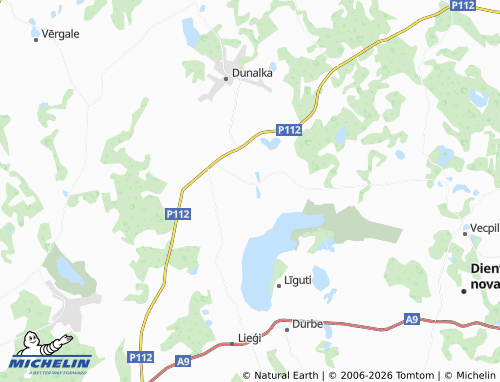 Mapa MICHELIN Rāva - ViaMichelin