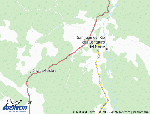 Carte MICHELIN Ciénega Grande - ViaMichelin