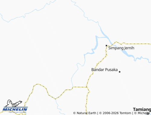 MICHELIN Tampor Paloh map - ViaMichelin