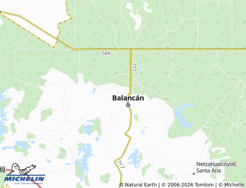 MICHELIN Carlos a Madrazo Becerra map - ViaMichelin