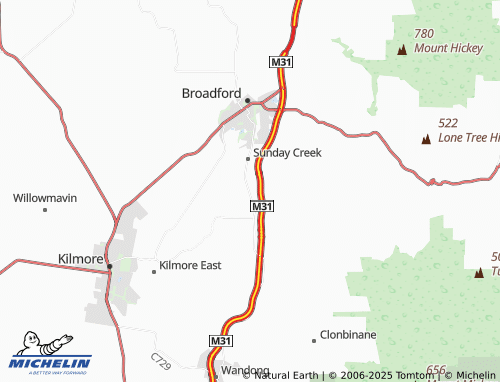 MICHELIN Coulson Crossing map - ViaMichelin