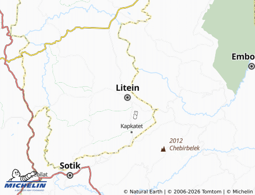 MICHELIN-Landkarte Litein - ViaMichelin