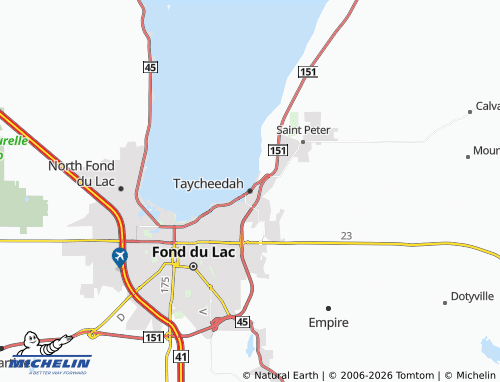 Carte MICHELIN Taycheedah - ViaMichelin
