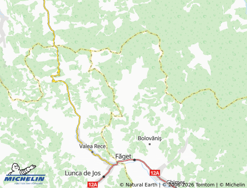 MICHELIN Răchitiș map - ViaMichelin