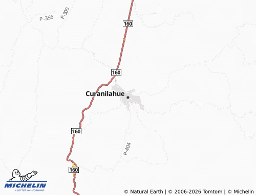 MICHELIN-Landkarte Curanilahue - ViaMichelin
