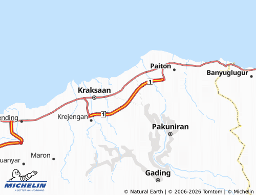 Carte MICHELIN Alassumur Kulon - ViaMichelin