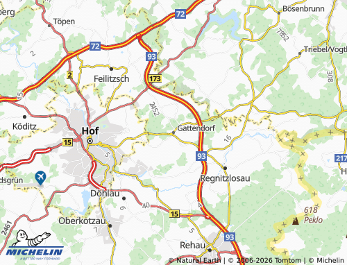 Mappa MICHELIN Gattendorf - ViaMichelin