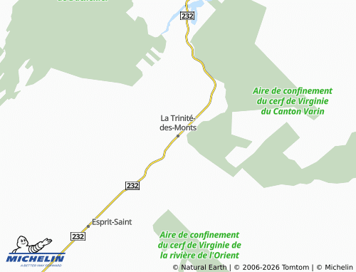 Mapa MICHELIN La Trinité-des-Monts - ViaMichelin