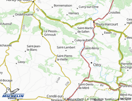 MICHELIN Saint-Lambert map - ViaMichelin