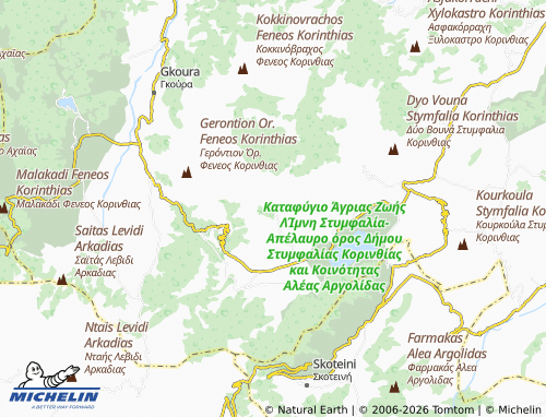 Carte MICHELIN Drosopigi - ViaMichelin