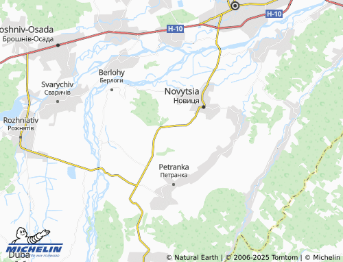MICHELIN-Landkarte Zelenyi Yar - ViaMichelin