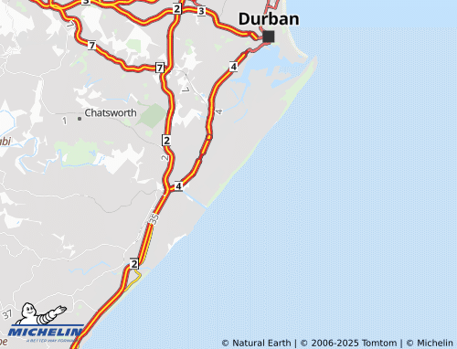 MICHELIN Treasure Beach map - ViaMichelin