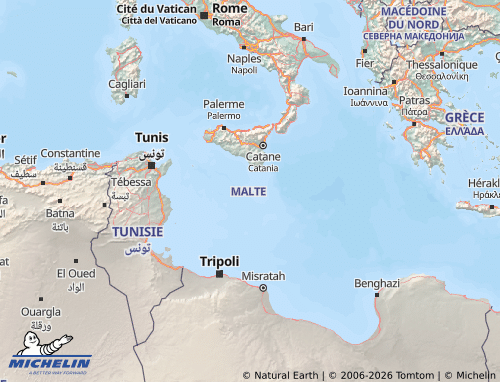 MICHELIN-Landkarte Malta - ViaMichelin