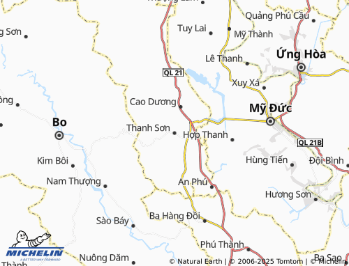 MICHELIN Thanh Sơn map - ViaMichelin