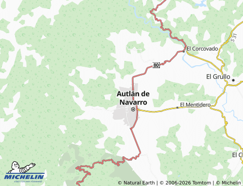 MICHELIN El Tecolote map - ViaMichelin