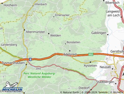 MICHELIN Kruichen map - ViaMichelin