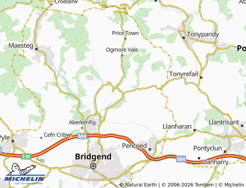 Mappa MICHELIN Blackmill - ViaMichelin