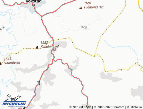 Mapa MICHELIN Phepheni B - ViaMichelin