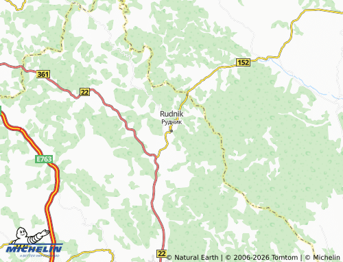 Carte MICHELIN Rudnik - ViaMichelin