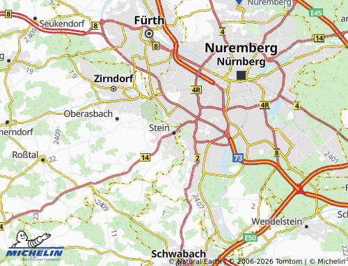 MICHELIN Stein map - ViaMichelin