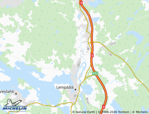 MICHELIN-Landkarte Kiviaho - ViaMichelin