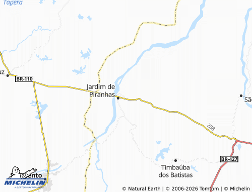 Mapa MICHELIN Floresta - ViaMichelin