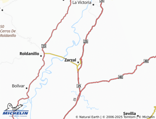 MICHELIN Las Mercedes map - ViaMichelin