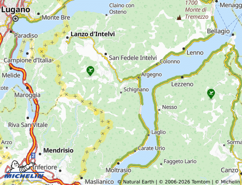 MICHELIN-Landkarte Schignano - ViaMichelin