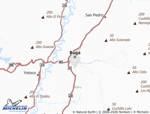 MICHELIN Buga map - ViaMichelin