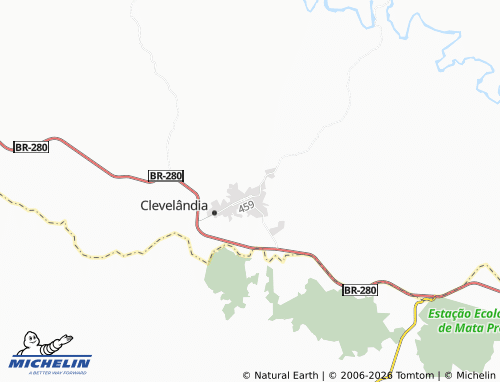 Mapa MICHELIN Santa Terezinha - ViaMichelin